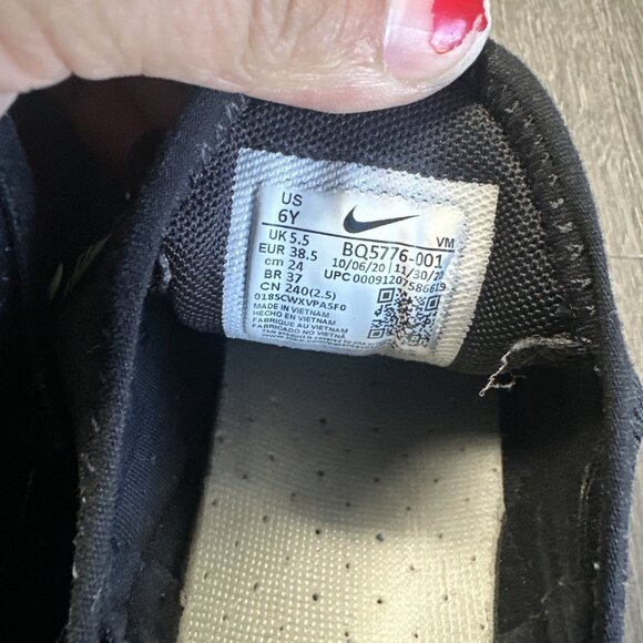 Nike Air Max 270 Triple Black Women's Size 7.5 Shoe Sneakers BQ5776-001 - Picture 9 of 12